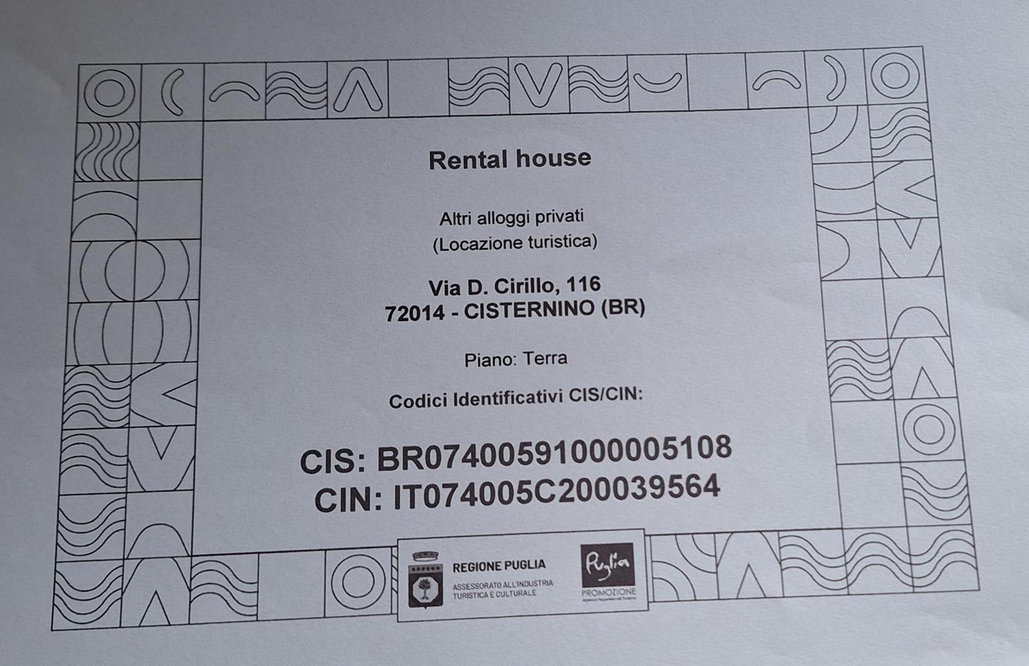 Rental House In Cisternino Εξωτερικό φωτογραφία